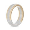 Neil Lane Men's Diamond Wedding Band 1/6 ct tw Square-Cut 14K Two-Tone Gold