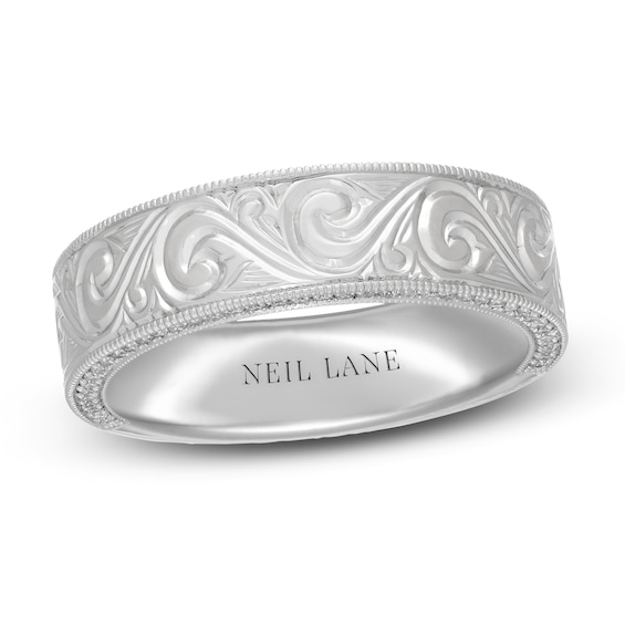 Neil Lane Men's Diamond Anniversary Band 1/4 ct tw Round-Cut 14K Gold