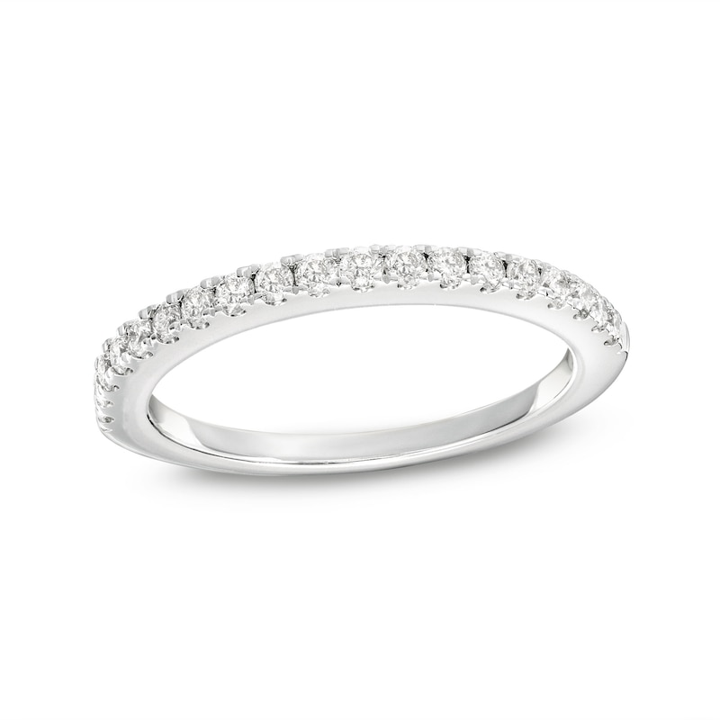Main Image 1 of Diamond Wedding Band 1/3 ct tw Round-cut 14K White Gold