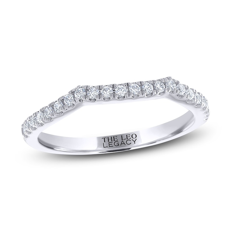 Main Image 1 of THE LEO Legacy Lab-Grown Diamond Wedding Band 1/4 ct tw 14K White Gold