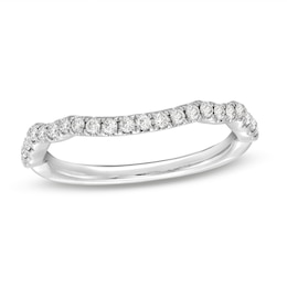 THE LEO Legacy Lab-Grown Diamond Wedding Band 1/5 ct tw 14K White Gold