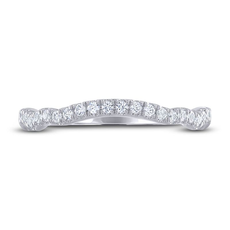 Main Image 3 of THE LEO Legacy Lab-Grown Diamond Wedding Band 1/5 ct tw 14K White Gold