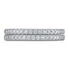Diamond Double Wedding Band 3/8 ct tw Round-cut 14K White Gold