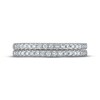 Diamond Double Wedding Band 3/8 ct tw Round-cut 14K White Gold