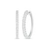 Thumbnail Image 0 of Diamond Hoop Earrings 1/10 ct tw Sterling Silver