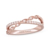 Thumbnail Image 1 of Neil Lane Round-Cut Diamond Crossover Anniversary Band 1/3 ct tw 14K Rose Gold