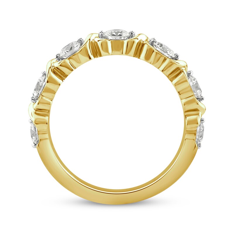 XO from KAY Round-Cut Diamond Anniversary Band 1 ct tw 14K Yellow Gold