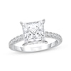 Thumbnail Image 0 of Lab-Created Diamonds by KAY Princess-Cut Engagement Ring 3-1/2 ct tw 14K White Gold