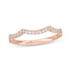 Thumbnail Image 1 of Neil Lane Diamond Contoured Wedding Band 1/4 ct tw 14K Rose Gold