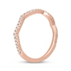 Thumbnail Image 2 of Neil Lane Diamond Contoured Wedding Band 1/4 ct tw 14K Rose Gold