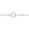 Thumbnail Image 3 of Diamond Greek Cross Necklace 1/20 ct tw 14K White Gold 18"