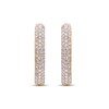 Thumbnail Image 2 of Diamond Inside-Out Hoop Earrings 1-7/8 ct tw 14K Yellow Gold