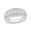 Thumbnail Image 1 of Adore Diamond Three-Row Anniversary Ring 1 ct tw 10K White Gold