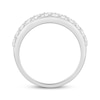 Thumbnail Image 3 of Adore Diamond Three-Row Anniversary Ring 1 ct tw 10K White Gold