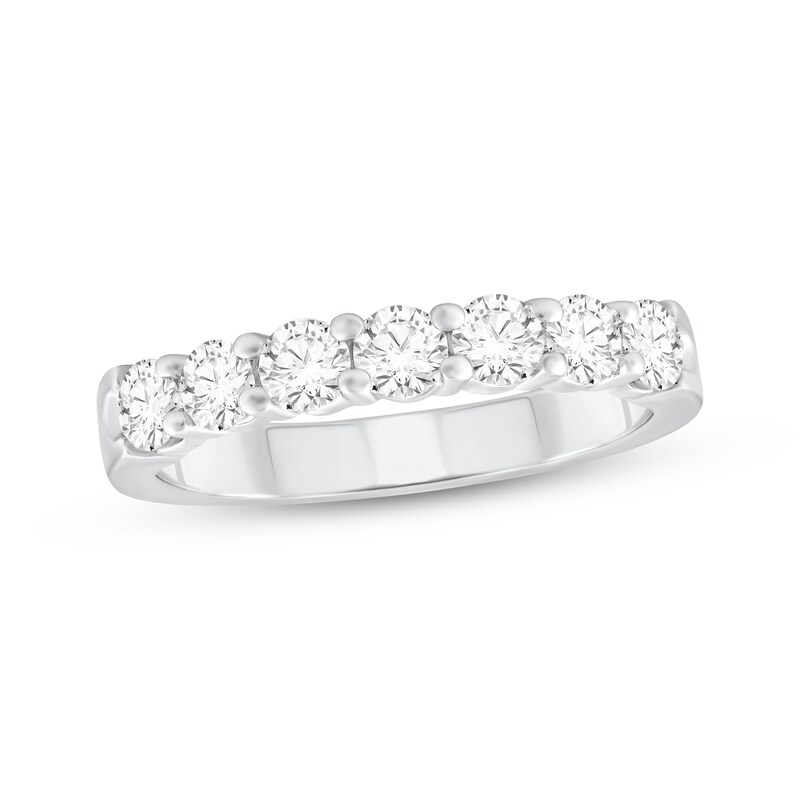Main Image 1 of Adore Diamond Seven-Stone Anniversary Ring 1 ct tw Platinum