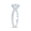 Thumbnail Image 2 of Adore Lab-Grown Diamonds Round-Cut Engagement Ring 3-3/8 ct tw 14K White Gold