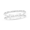 Thumbnail Image 1 of Adore Baguette & Round-Cut Diamond Alternating Enhancer Ring 1/4 ct tw 14K White Gold
