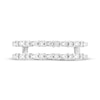Thumbnail Image 3 of Adore Baguette & Round-Cut Diamond Alternating Enhancer Ring 1/4 ct tw 14K White Gold