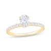 Thumbnail Image 1 of Adore Lab-Grown Diamonds Oval-Cut Engagement Ring 7/8 ct tw 14K Yellow Gold