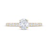 Thumbnail Image 3 of Adore Lab-Grown Diamonds Oval-Cut Engagement Ring 7/8 ct tw 14K Yellow Gold