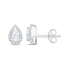 Thumbnail Image 3 of KAY Lab-Grown Diamonds Pear-Shaped Halo Stud Earrings 5/8 ct tw 10K White Gold