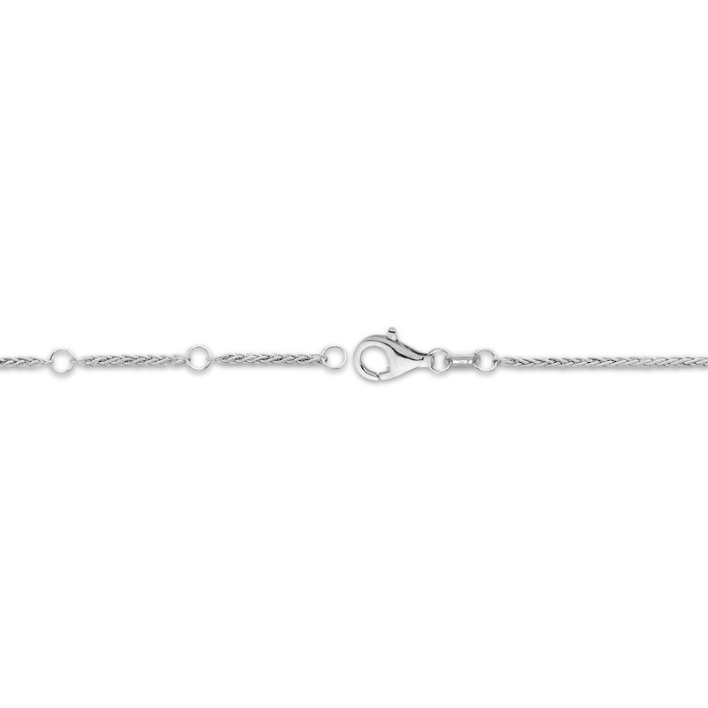Main Image 3 of Multi-Diamond Swirl Link Bracelet 1/4 ct tw Sterling Silver 7.5"