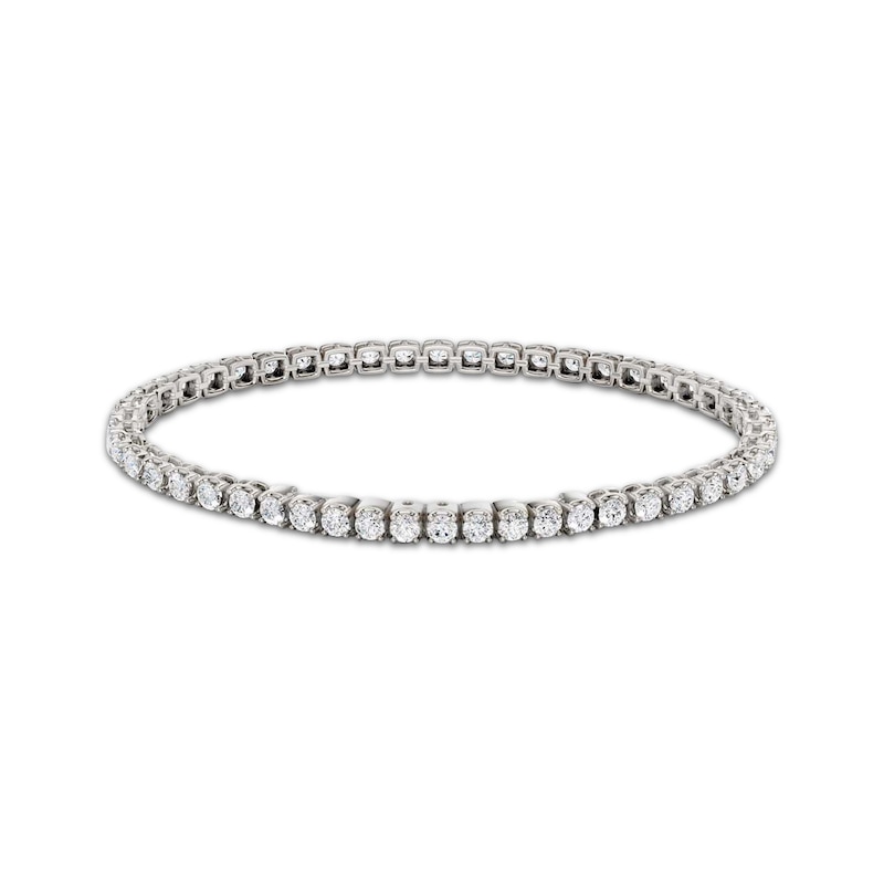 Main Image 1 of KAY Lab-Grown Diamonds Tennis Bracelet 4 ct tw 10K White Gold 7"