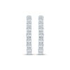 Thumbnail Image 2 of KAY Lab-Grown Diamonds Hoop Earrings 2 ct tw 14K White Gold