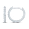 Thumbnail Image 3 of KAY Lab-Grown Diamonds Hoop Earrings 2 ct tw 14K White Gold