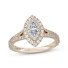 Thumbnail Image 1 of Neil Lane Marquise-Cut Diamond Double Halo Engagement Ring 7/8 ct tw 14K Two-Tone Gold