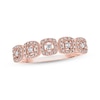Thumbnail Image 1 of Diamond Cushion-Frame Fashion Ring 1/4 ct tw 10K Rose Gold