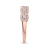 Thumbnail Image 2 of Diamond Cushion-Frame Fashion Ring 1/4 ct tw 10K Rose Gold