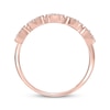 Thumbnail Image 3 of Diamond Cushion-Frame Fashion Ring 1/4 ct tw 10K Rose Gold