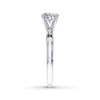Thumbnail Image 3 of THE LEO Diamond Solitaire Ring 1 Carat Round-cut 14K White Gold