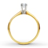 Thumbnail Image 1 of Diamond Solitaire Ring 1/4 carat Round-cut 14K Yellow Gold