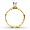 Thumbnail Image 1 of Diamond Solitaire Ring 1/4 carat Round-cut 14K Yellow Gold