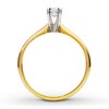 Thumbnail Image 1 of Diamond Solitaire Ring 1/4 carat Round-cut 14K Yellow Gold (K/I2)