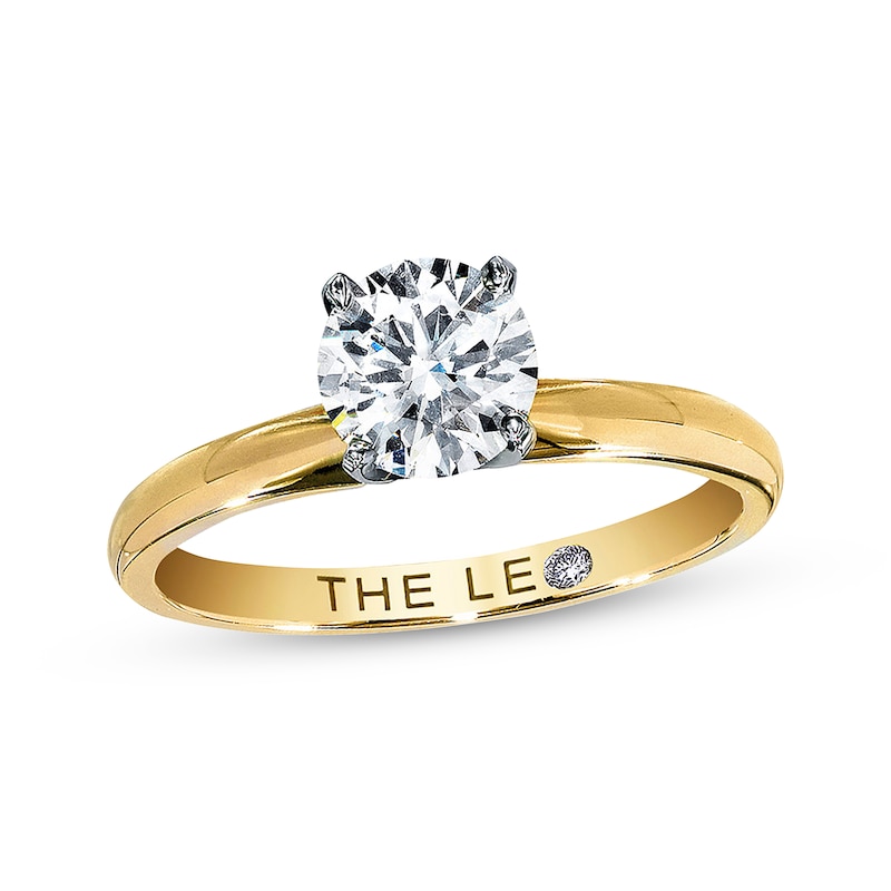 THE LEO Diamond Artisan Ring 1 Carat Round-cut 14K Yellow Gold