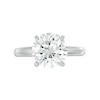 Thumbnail Image 4 of Certified Round Diamond Solitaire Engagement Ring 3 ct tw 14K White Gold (I/I2)