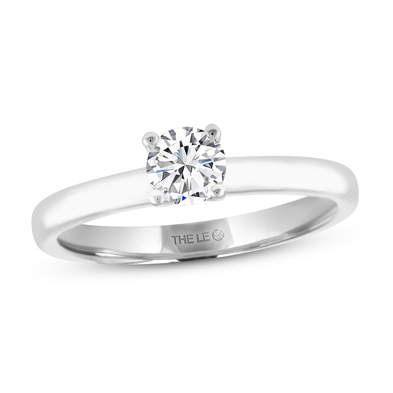 Main Image 1 of THE LEO Diamond Artisan Ring 1/2 Carat Round-cut 14K White Gold