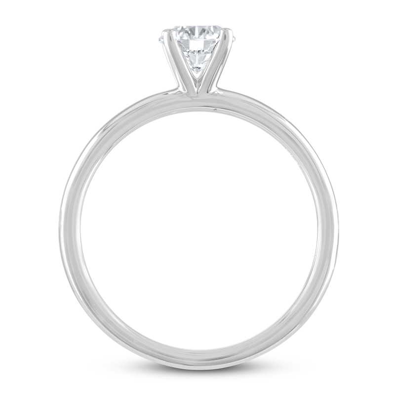 Main Image 2 of THE LEO Diamond Artisan Ring 1/2 Carat Round-cut 14K White Gold