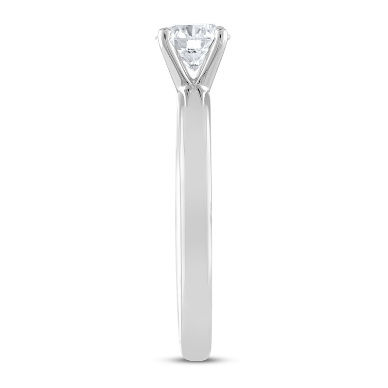 Main Image 3 of THE LEO Diamond Artisan Ring 1/2 Carat Round-cut 14K White Gold