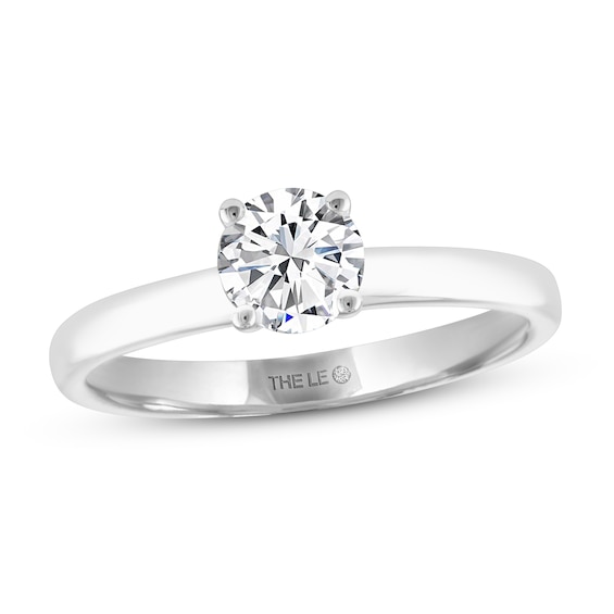 THE LEO Diamond Artisan Ring 3/4 Carat Round-cut 14K White Gold