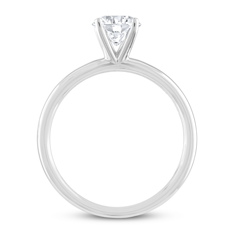 THE LEO Diamond Artisan Ring 1 Carat Round-cut 14K White Gold