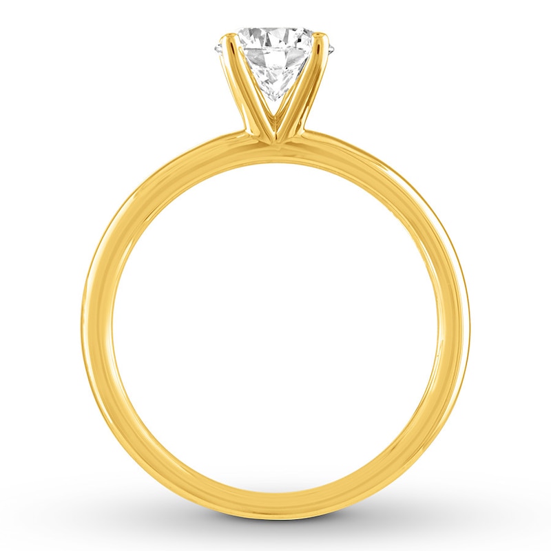 THE LEO Diamond Artisan Ring 1 Carat 14K Yellow Gold