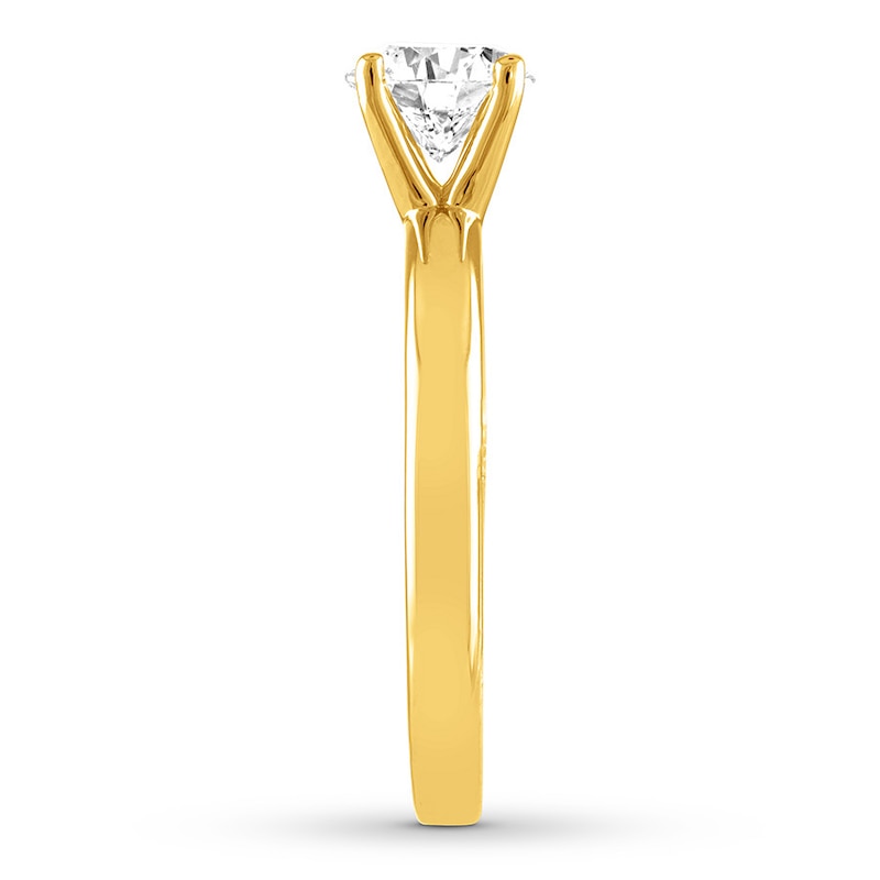 THE LEO Diamond Artisan Ring 1 Carat 14K Yellow Gold