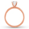Thumbnail Image 2 of THE LEO Artisan Diamond Ring 1 ct tw Round-cut 14K Rose Gold