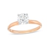 Thumbnail Image 1 of Solitaire Engagement Ring 1 Carat Diamond 14K Rose Gold (I/I2)