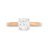 Thumbnail Image 4 of Solitaire Engagement Ring 1 Carat Diamond 14K Rose Gold (I/I2)