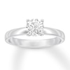 Thumbnail Image 0 of Certified Diamond Solitaire 3/4 Carat Round-cut 14K White Gold (I/SI2)